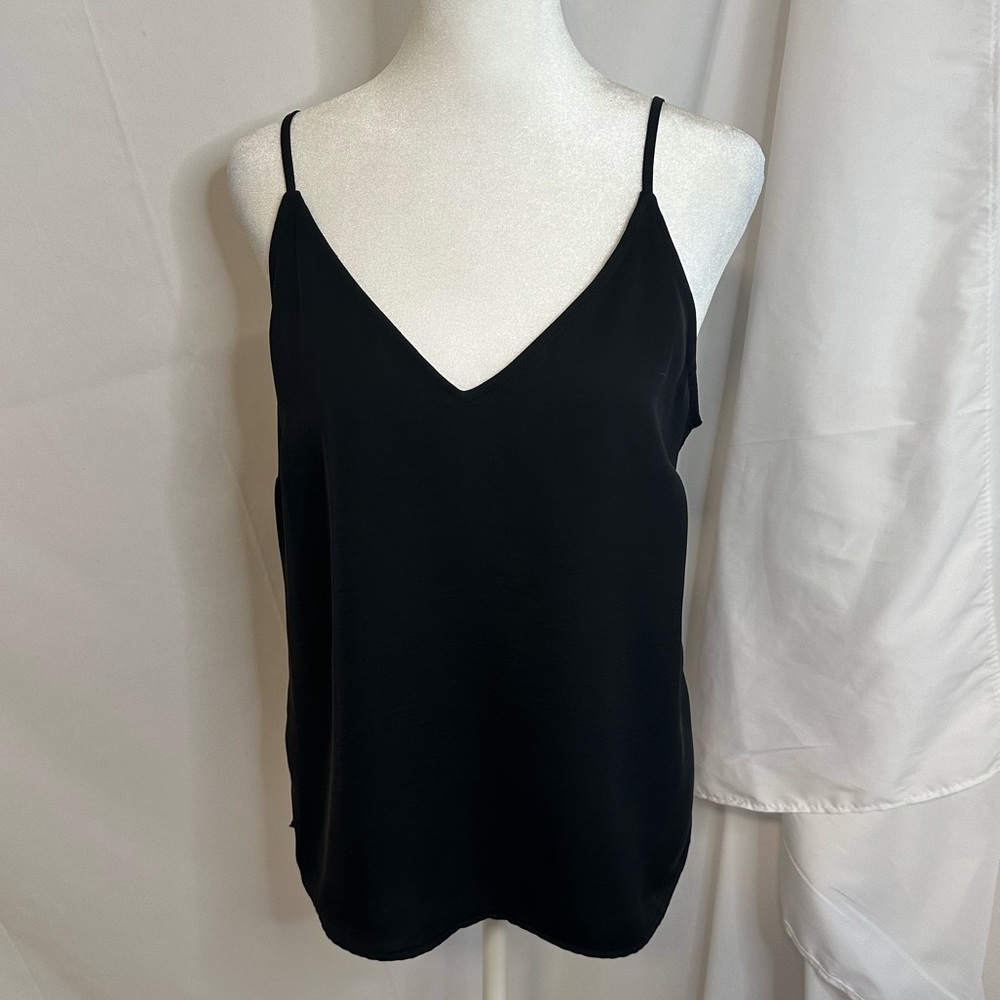 Black Silky Tank Top